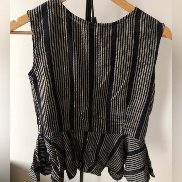 Black Peplum top - Picture 2 of 3